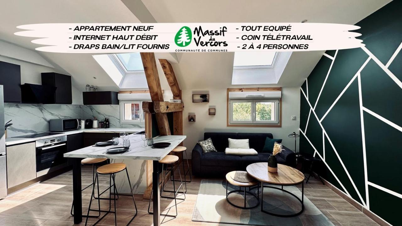 Logement Cosy Belle Vue, Reposant, Teletravail Apartamento Saint-Nizier-du-Moucherotte Exterior foto
